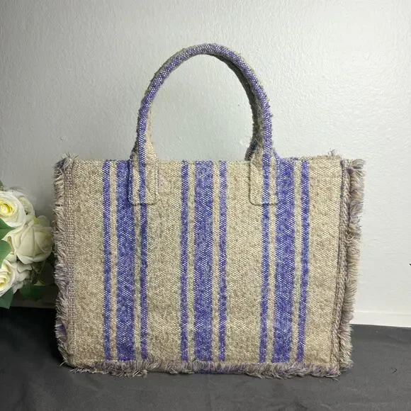 Sandro Striped Kasbah Tweedtote Bag$475 original retail